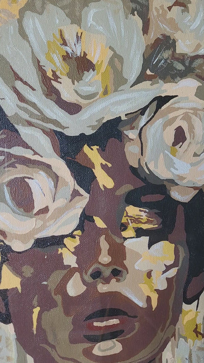 La femme aux fleurs