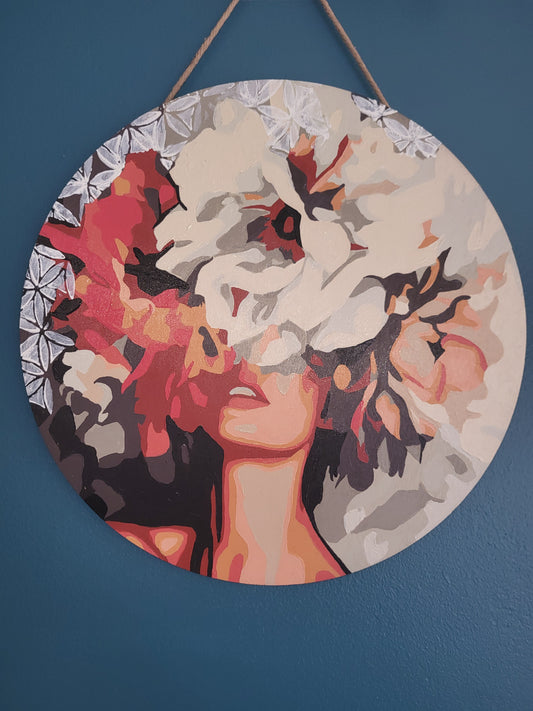La femme aux fleurs