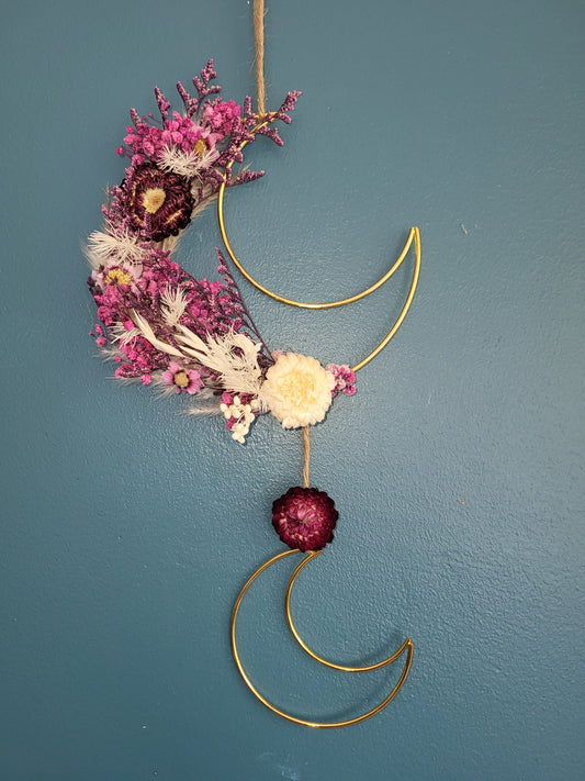Couronne lune violette
